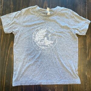 Waco magnolia market kids soft grey heathered 6-7 small shirt